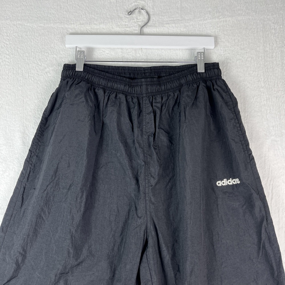 VTG Adidas Streetwear Athletic Jogger Black Pants Size XL